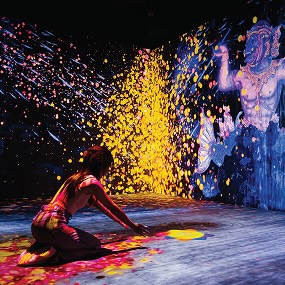 Scan the QR code to enter the virtual river.